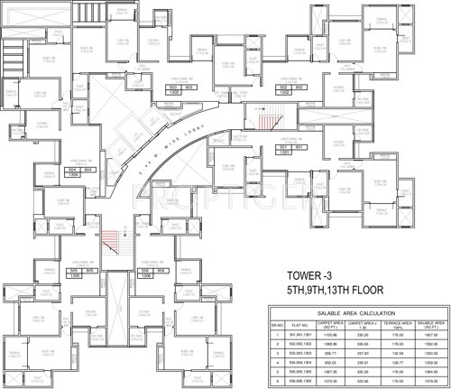 Images for Cluster Plan of BramhaCorp F Residences Images for Cluster Plan of BramhaCorp F Residences