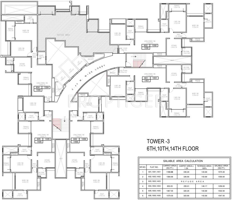 Images for Cluster Plan of BramhaCorp F Residences