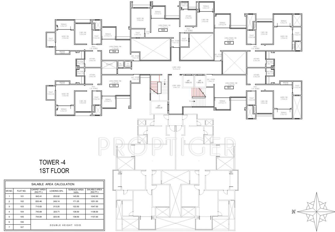 Images for Cluster Plan of BramhaCorp F Residences