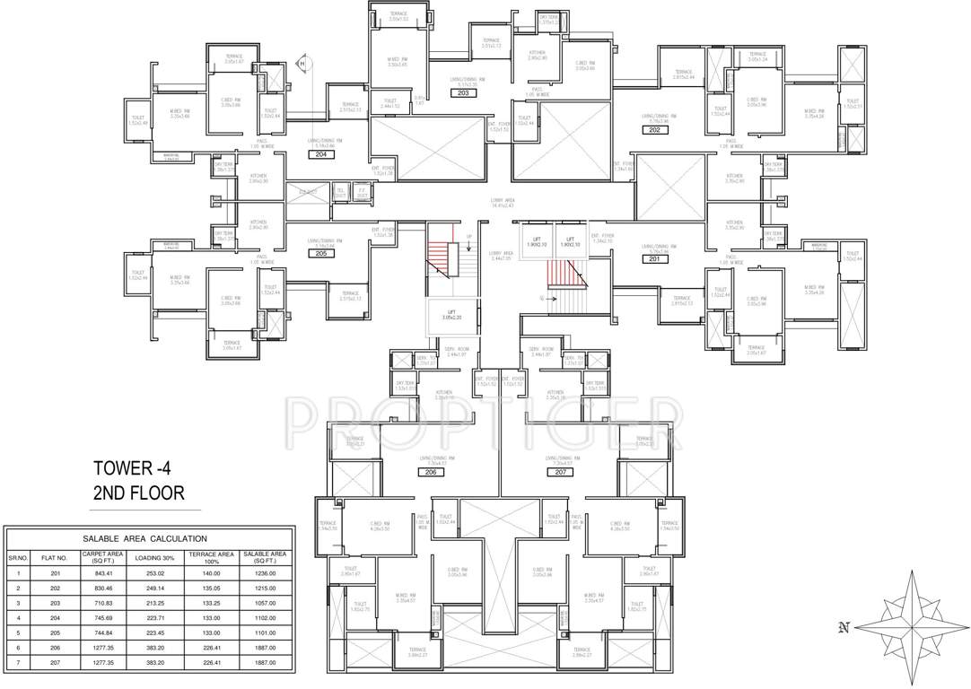 Images for Cluster Plan of BramhaCorp F Residences
