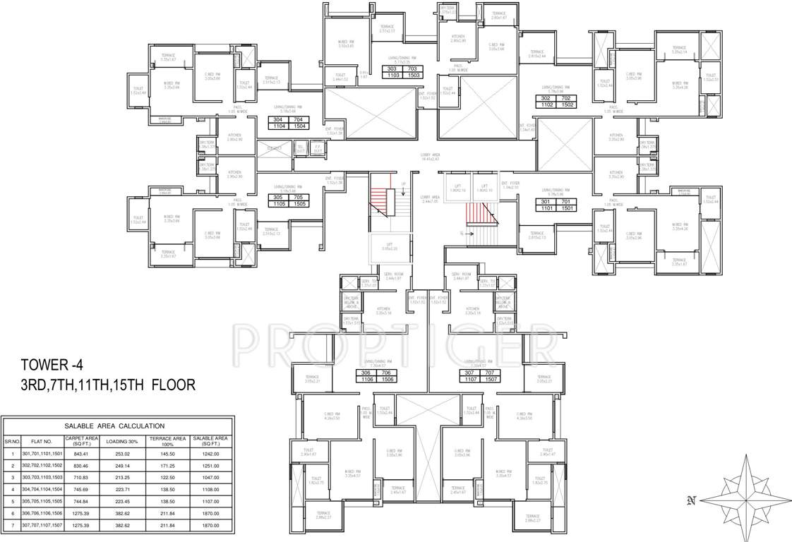 Images for Cluster Plan of BramhaCorp F Residences