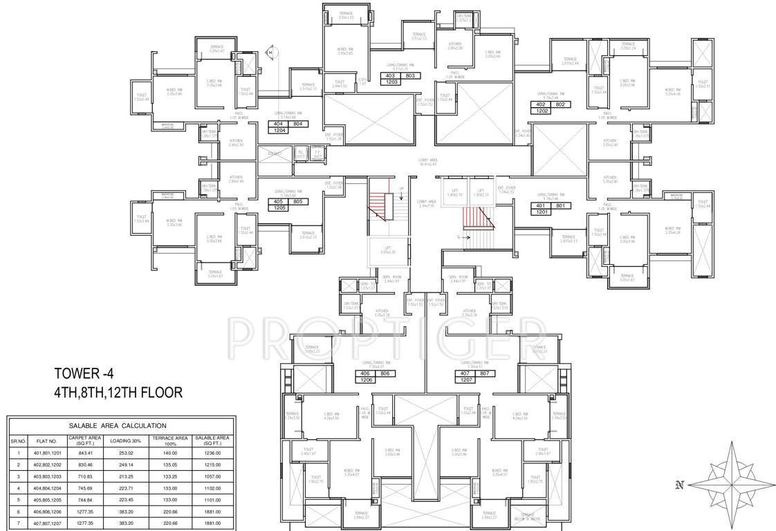 Images for Cluster Plan of BramhaCorp F Residences