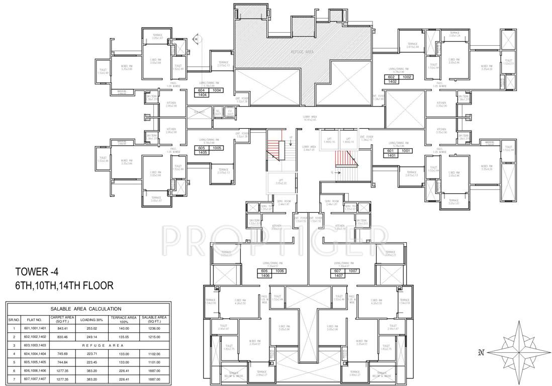 Images for Cluster Plan of BramhaCorp F Residences