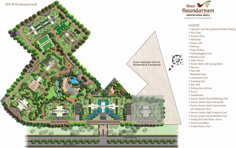 saundaryam Images for Site Plan of Gaursons Saundaryam