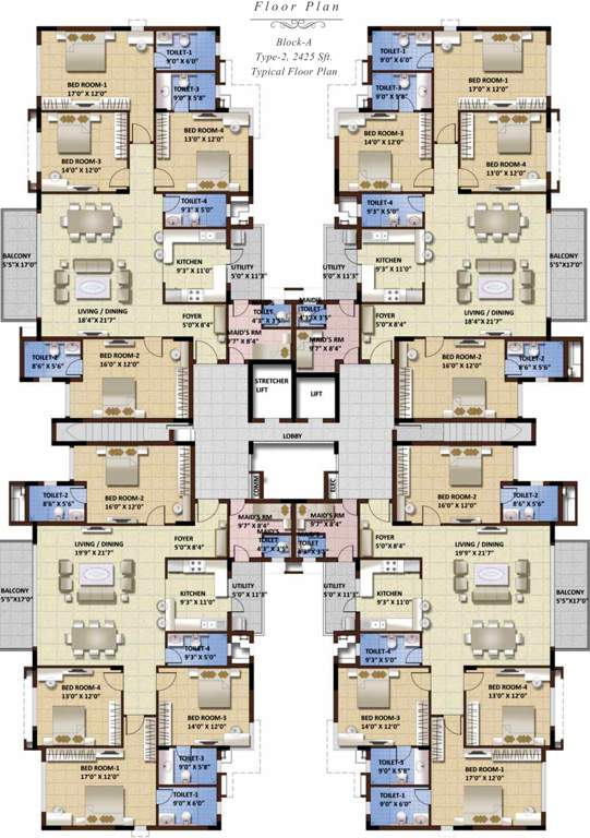 whitehall Images for Cluster Plan of Purva Whitehall