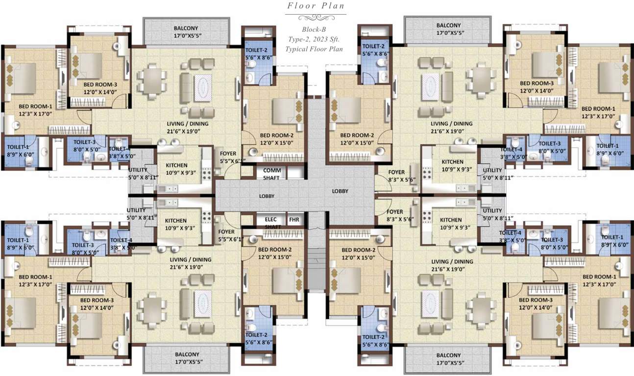 whitehall Images for Cluster Plan of Purva Whitehall