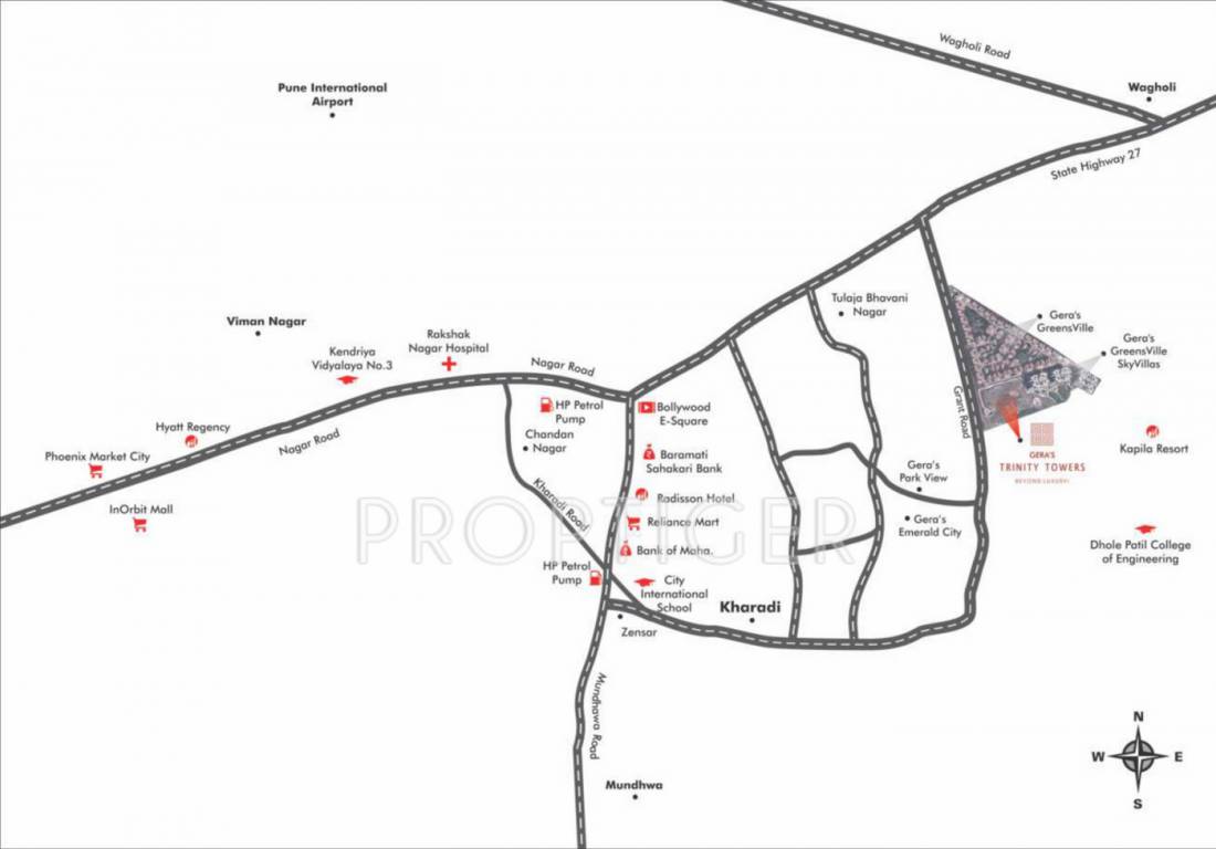  trinity towers Images for Location Plan of Gera Developments Trinity Towers