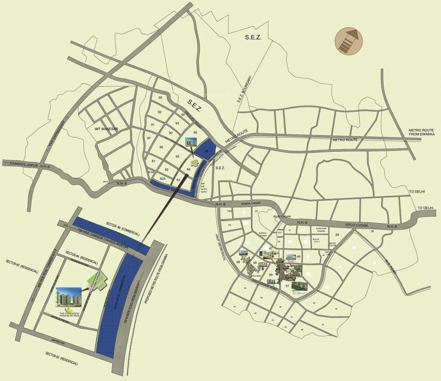  the coralwood Location Plan