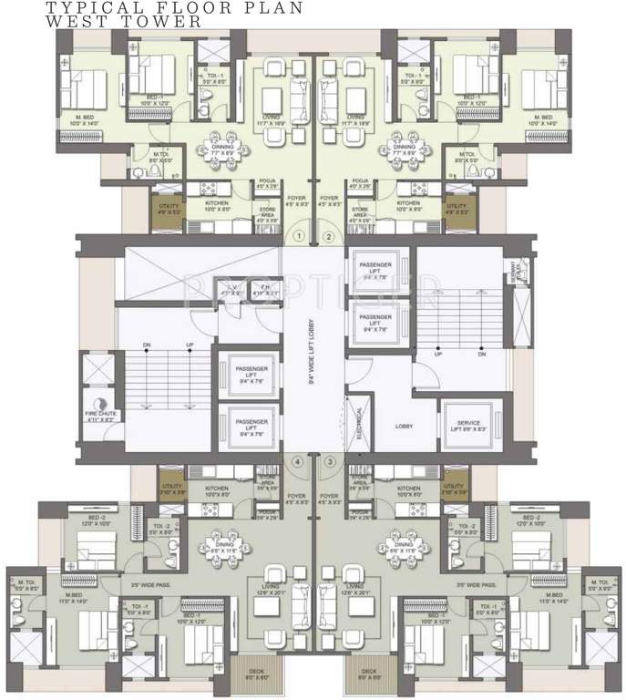 venezia Images for Cluster Plan of Lodha Venezia