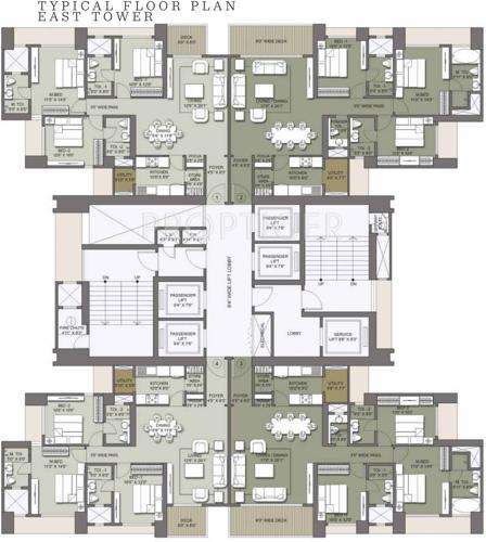  venezia Images for Cluster Plan of Lodha Venezia