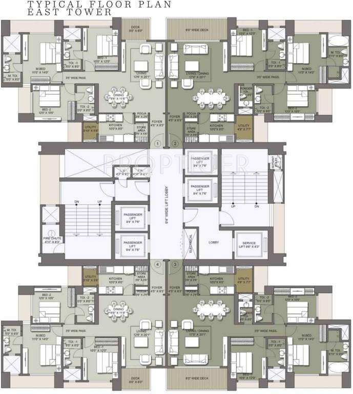 venezia Images for Cluster Plan of Lodha Venezia