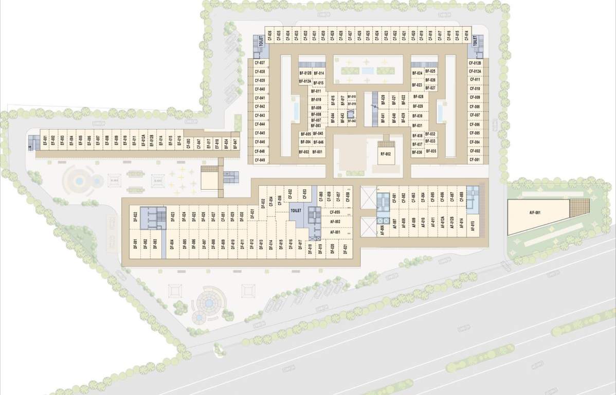 city center Images for Cluster Plan of Baani City Center