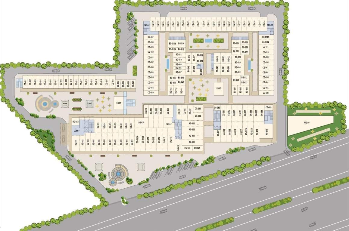 city center Images for Cluster Plan of Baani City Center