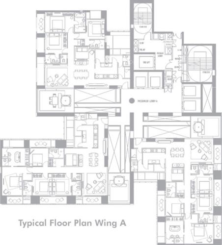 EVOQ 41st Floor to 43rd Floor Cluster Plan new-cuffe-parade-lodha-evoq EVOQ 41st Floor to 43rd Floor Cluster Plan