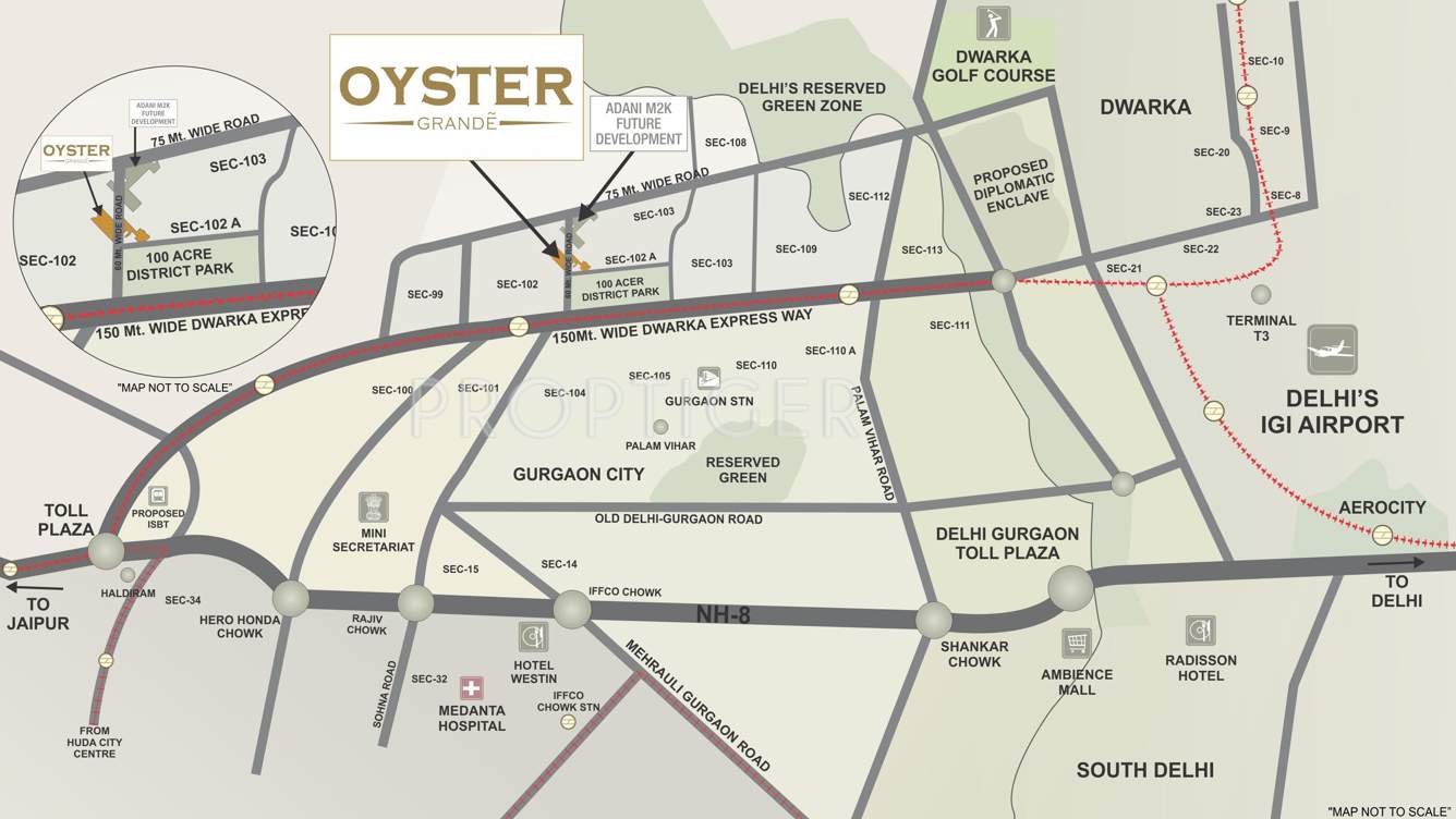 oyster grande Images for Location Plan of Adani Oyster Grande