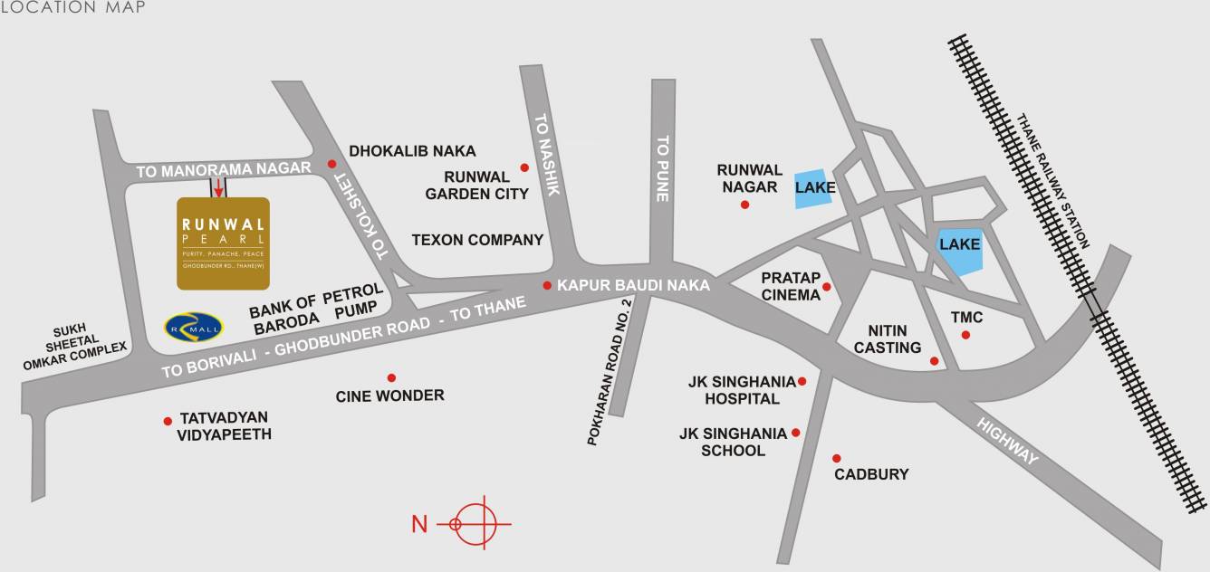 Images for Location Plan of Runwal Pearl Apartments