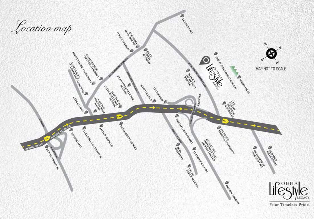 Images for Location Plan of Sobha Lifestyle Legacy