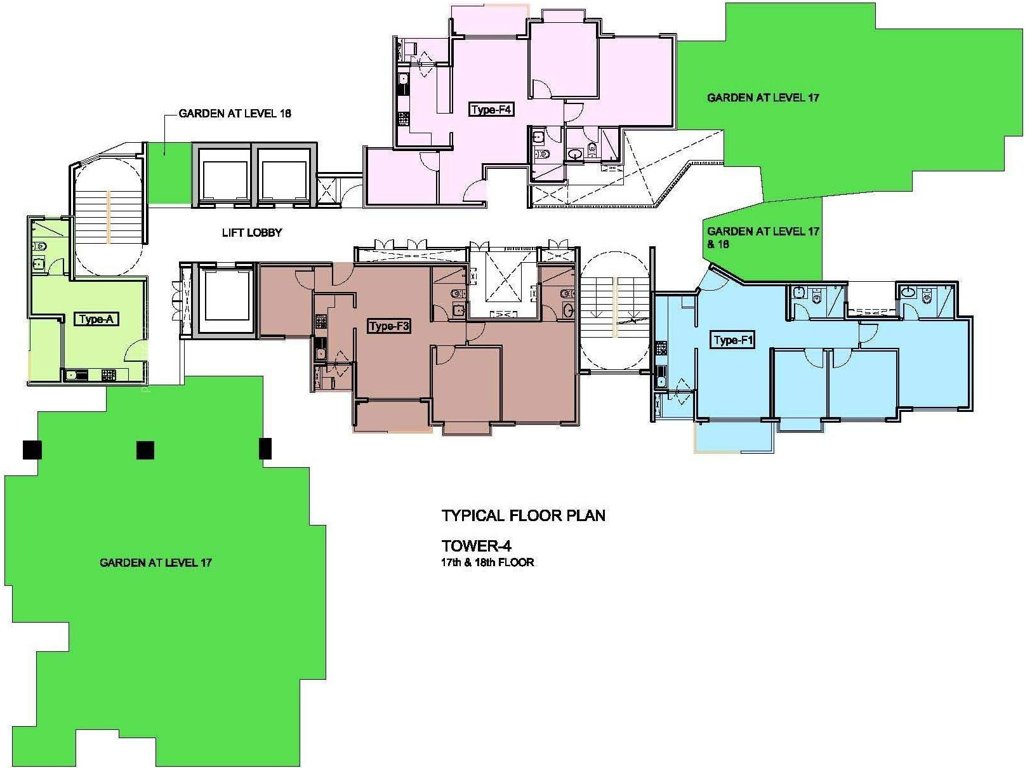 nikoo homes v Images for Cluster Plan of Bhartiya Nikoo Homes