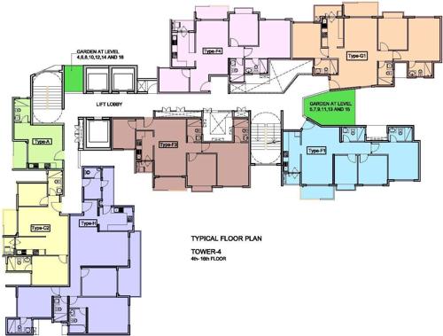  nikoo-homes-v Images for Cluster Plan of Bhartiya Nikoo Homes