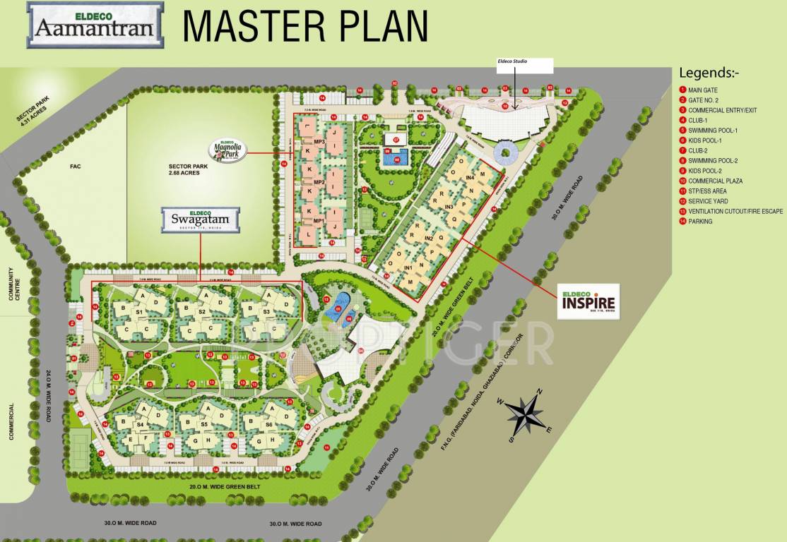  inspire Images for Master Plan of Eldeco Inspire