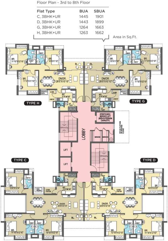 Images for Cluster Plan of Sureka Sunrise Heights