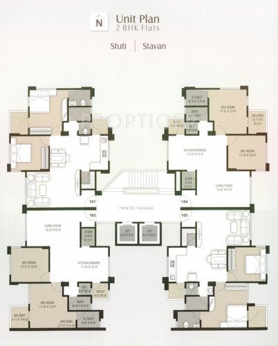 Images for Cluster Plan of Chanchal Rang Raag Residency Images for Cluster Plan of Chanchal Rang Raag Residency
