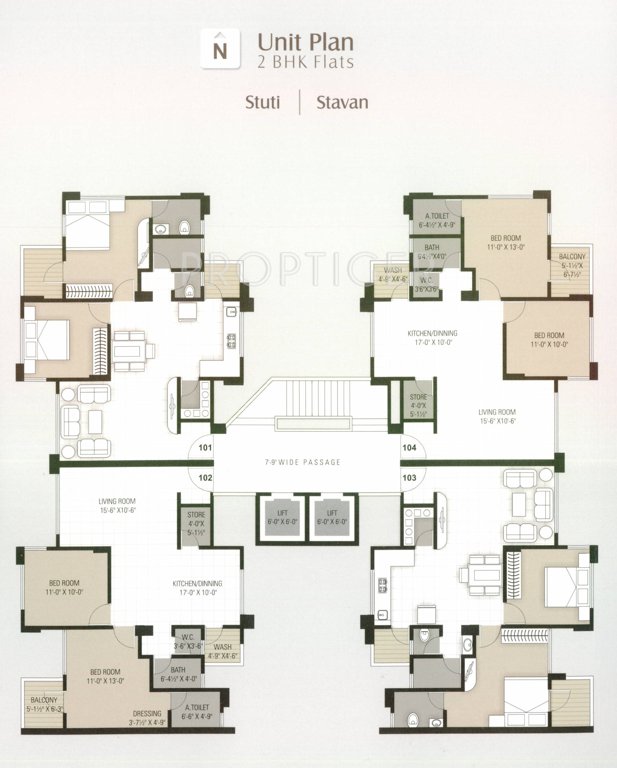 Images for Cluster Plan of Chanchal Rang Raag Residency
