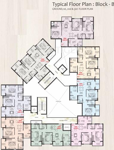 Images for Cluster Plan of Abish Pearl Apartment