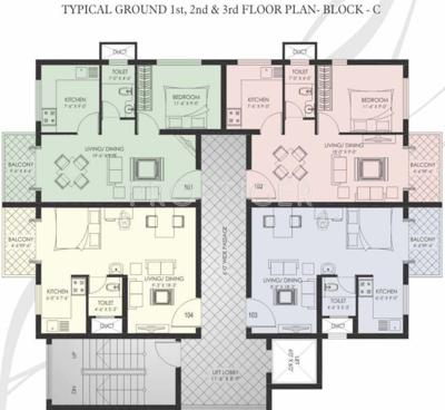 Images for Cluster Plan of Abish Pearl Apartment