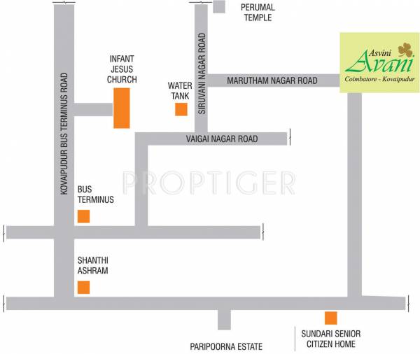 Images for Location Plan of Asvini Avani Images for Location Plan of Asvini Avani