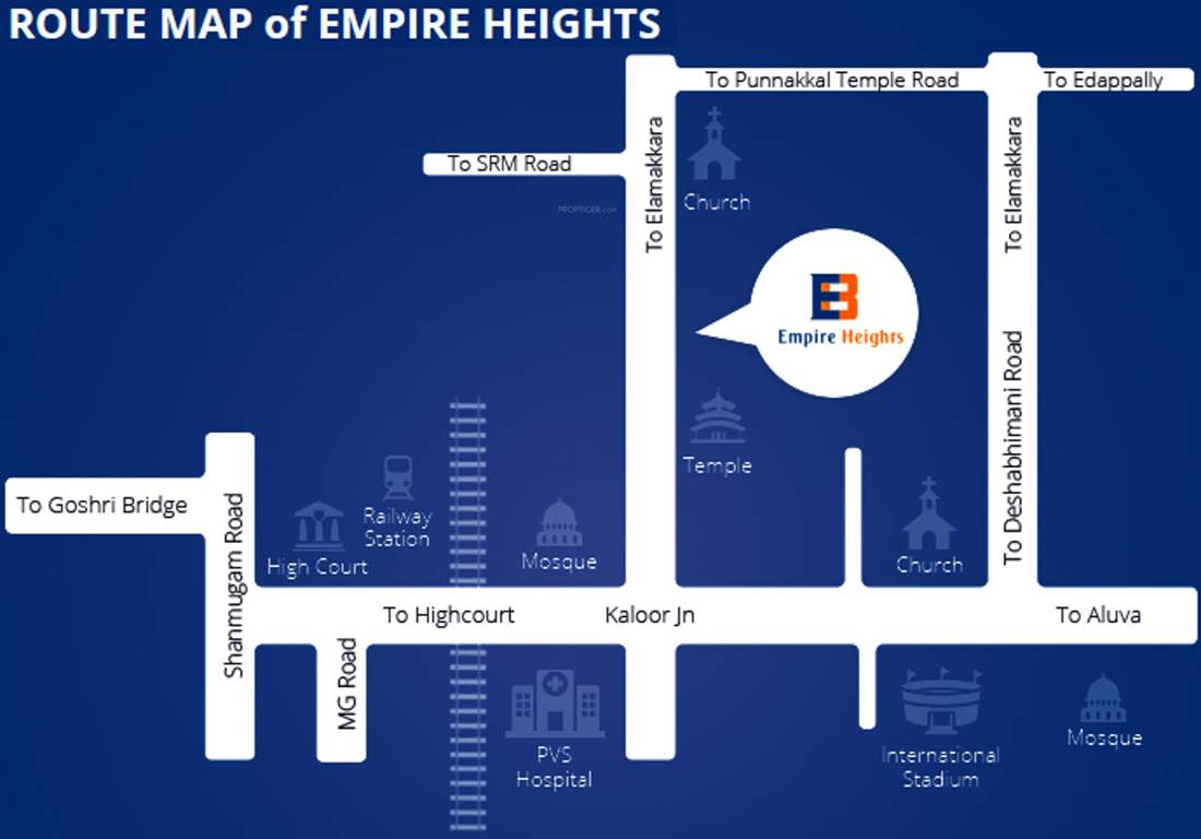  heights Images for Location Plan of Empire Heights