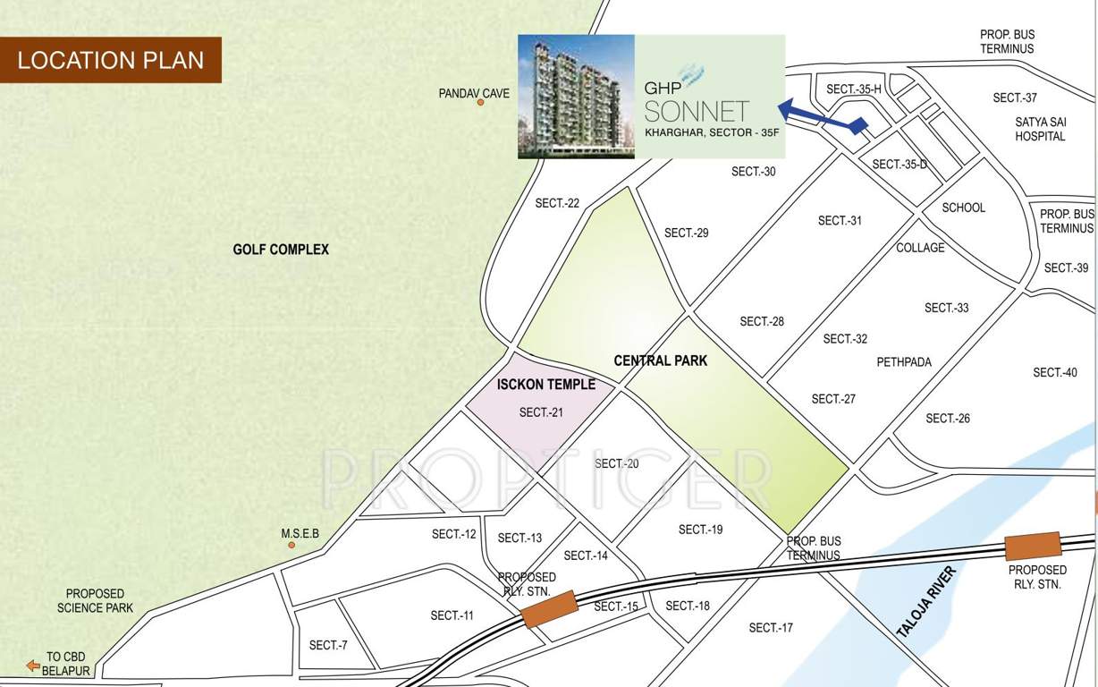  sonnet Images for Location Plan of GHP Sonnet
