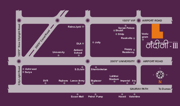 Location Plan nandini-iii Location Plan