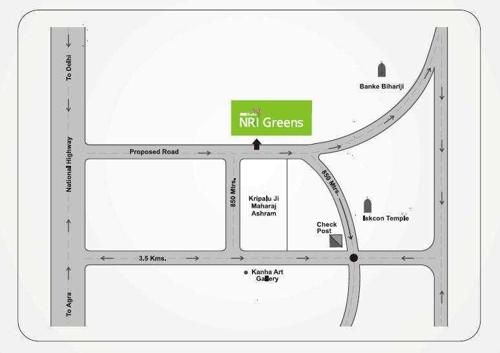 Location Plan shri-radha-nri-greens Location Plan