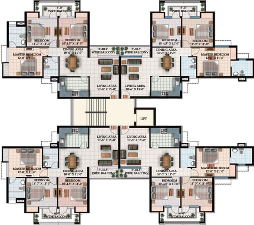 Images for Cluster Plan of Sare Homes Gurgaon Crescent Parc Ashberry Homes
