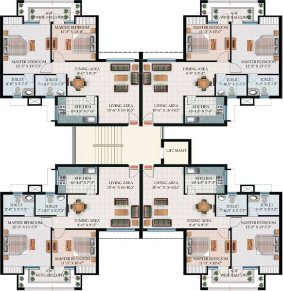 Images for Cluster Plan of Sare Homes Gurgaon Crescent Parc Ashberry Homes