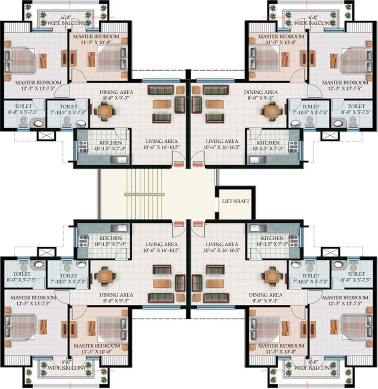 Images for Cluster Plan of Sare Homes Gurgaon Crescent Parc Ashberry Homes