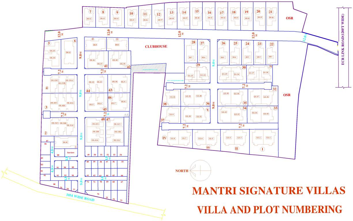  signature villa Images for Layout Plan of Mantri Signature Villa