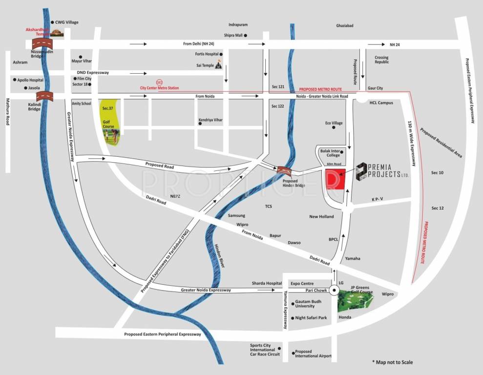 Images for Location Plan of Premia Corporate City