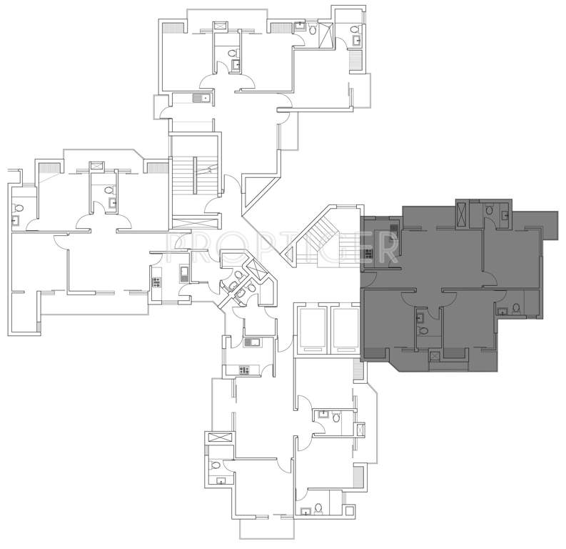 mirage homes Images for Cluster Plan of Imperia Mirage Homes