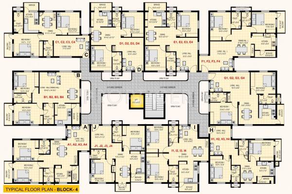 Block 1 Cluster Plan gln-residency Block 1 Cluster Plan