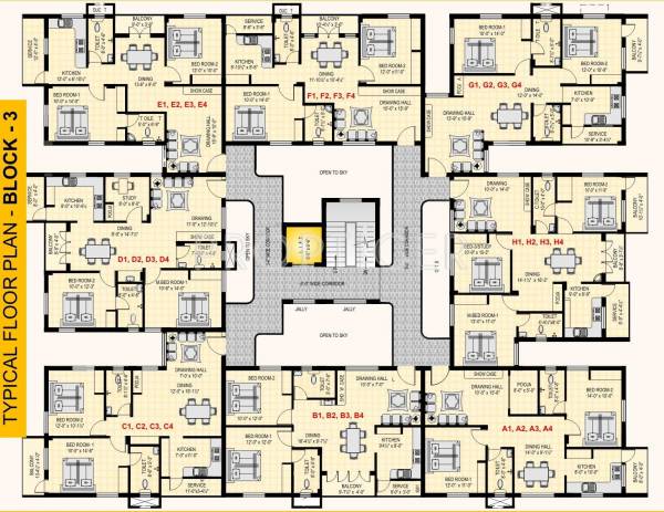Block 2 Cluster Plan gln-residency Block 2 Cluster Plan