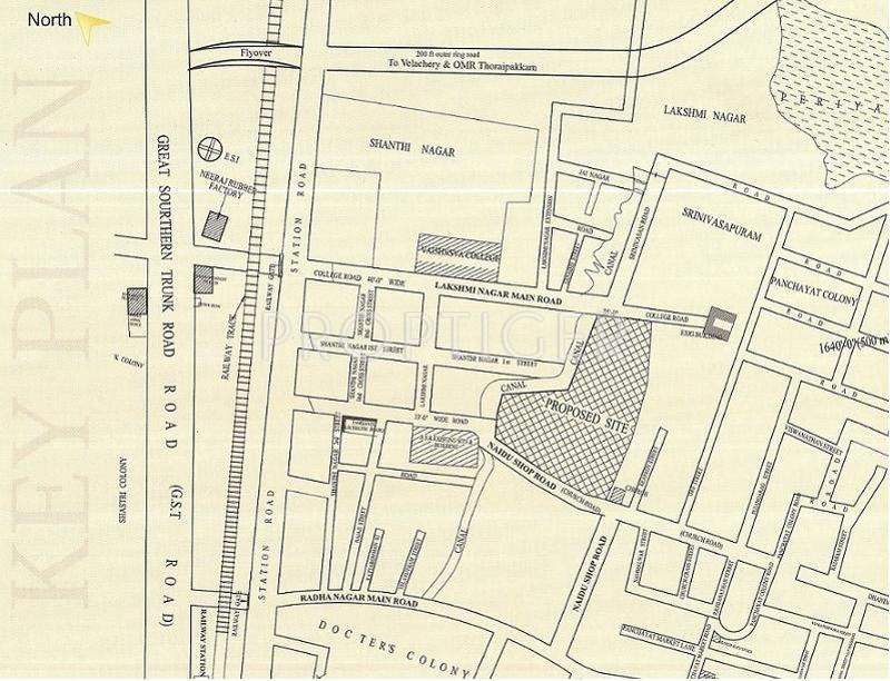  gln residency Images for Location Plan of BSR GLN Residency