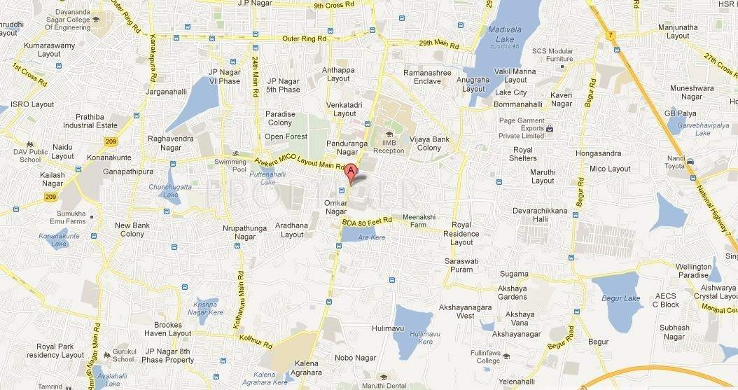 ChandraKantha CK Infinity Location Plan