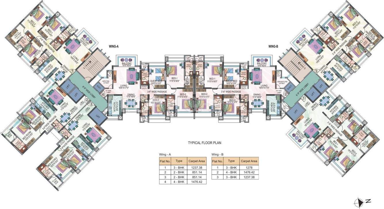 Images for Cluster Plan of Sheth Creators Ivy