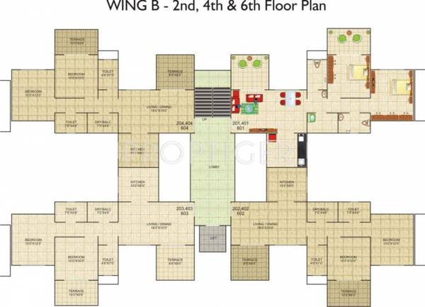 Images for Cluster Plan of Sukhwani Associates Sukhwani Bliss