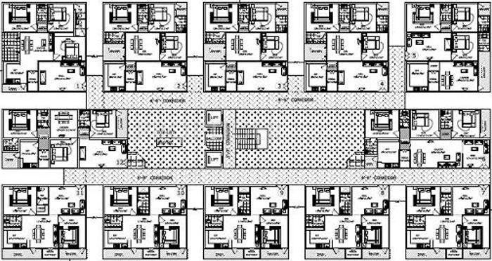 Images for Cluster Plan of SS Group Of Constructions Lotus Edifices