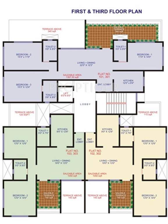 Images for Cluster Plan of Sanaya Belvedere