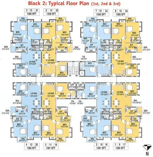 Images for Cluster Plan of DABC Gokulam Phase I