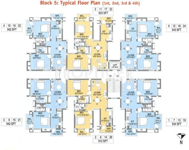 Images for Cluster Plan of DABC Gokulam Phase I